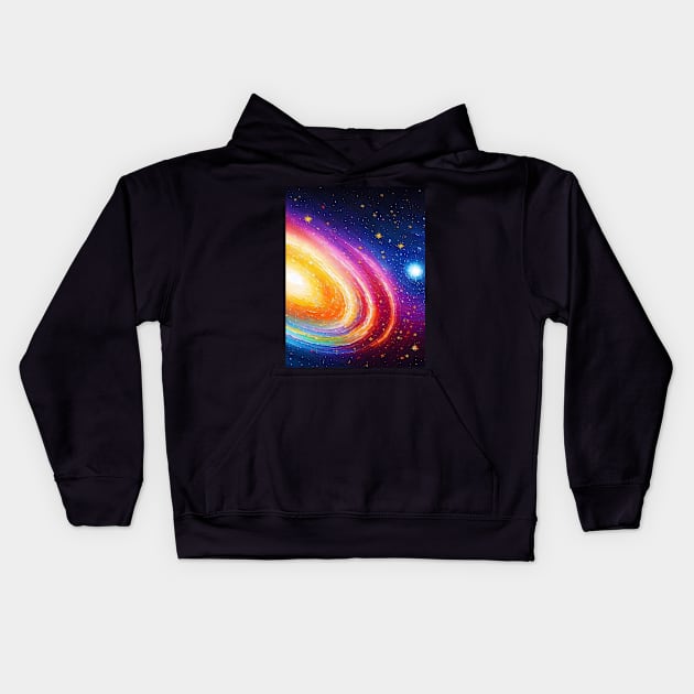 Particle of the Universe - Galaxy Kids Hoodie by AtypicalWorld